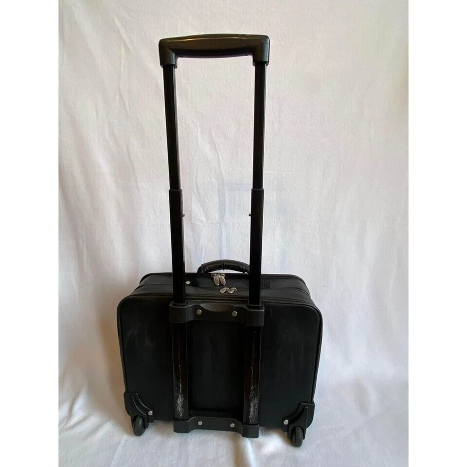 Compu Case Black Office On Wheels Professional Padded File Organized - Image 3 of 4