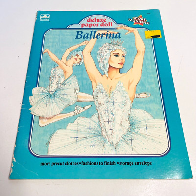 1991 Deluxe Paper Doll BALLERINA Paper Doll Cut Out Book RARE