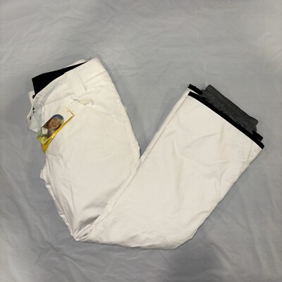 Lole Protest Alex White Snowboarding Pants Womens Insulated Ski Softshell Medium