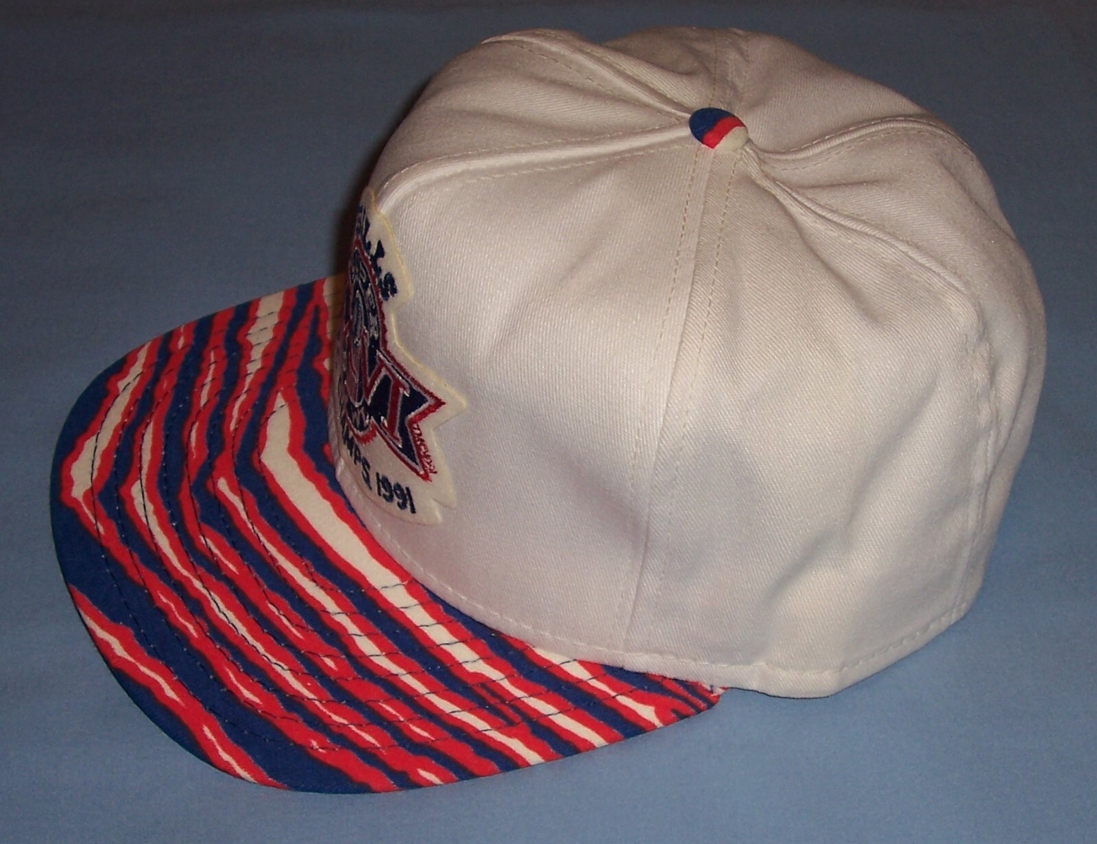 ZUBAZ Buffalo Bills AFC Champs 1991 Super Bowl XXVI Snapback Cap/Hat eBay