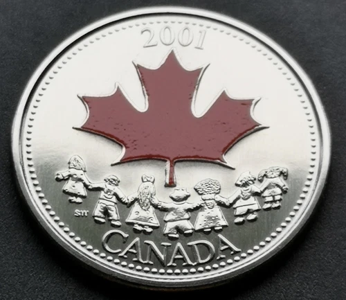 2001 Canada 25 Cents — photo from the most recent tracked eBay sale