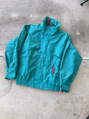 Vintage 90 s Columbia Radial Sleeve Ski Windbreaker Bomber Retro Jacket Men s M