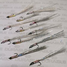 3X UK BEST SZ6,8CM rainbow trout fry flies,WINTER FLY,trout,sea trout,salmon NEW
