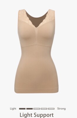 NWT! Joy Shaper Women s Beige Top