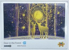 Mini Jigsaw Puzzle Deer in the Forest 1000 Piece