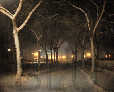 1898 An Icy Night 11 x 14'' Photo Print