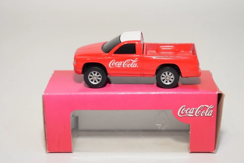 B20 1:64 3 INCH 3INCH EDOCAR DODGE RAM PICKUP COCA-COLA MIB - Immagine 2 di 4