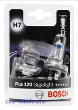 2x BOSCH Gigalight Plus 120 H7 12V 55W f&uuml;r PEUGEOT 301 306 307 308 II 4007 4008
