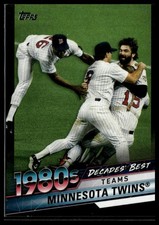 2020 Topps #DB-59 Minnesota Twins Decades' Best Black #/299