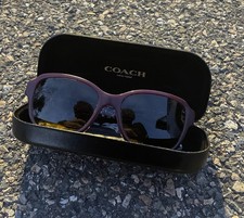 Coach Women  s Sunglasses Oxblood Square Brown Gradient HC8232 550913 56 17