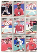 Lot Of (22) 1989 Fleer Baseball Cards - St. Louis Cardinals 