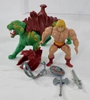 S-906 VINTAGE 1980'S MASTERS OF THE UNIVERSE HEMAN & BATTLE CAT