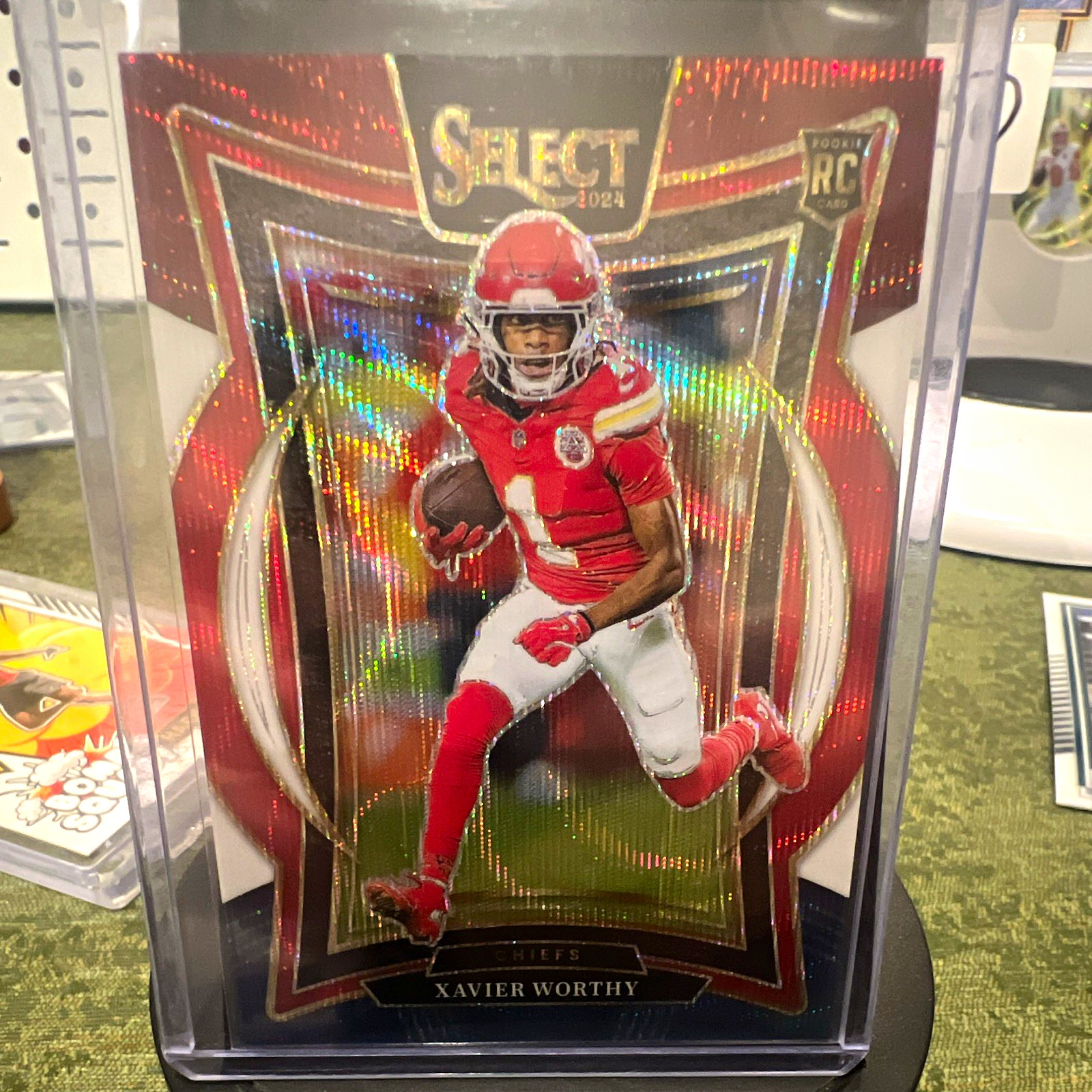Panini 2024 Select Concourse Xavier Worthy RC Tri-Color Prizm #32 135/299