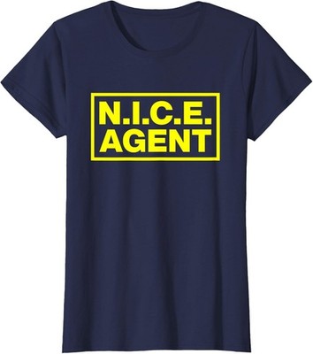 Nice Agent Official Happy Member Protest Costume Ladies' Crewneck T-Shirt