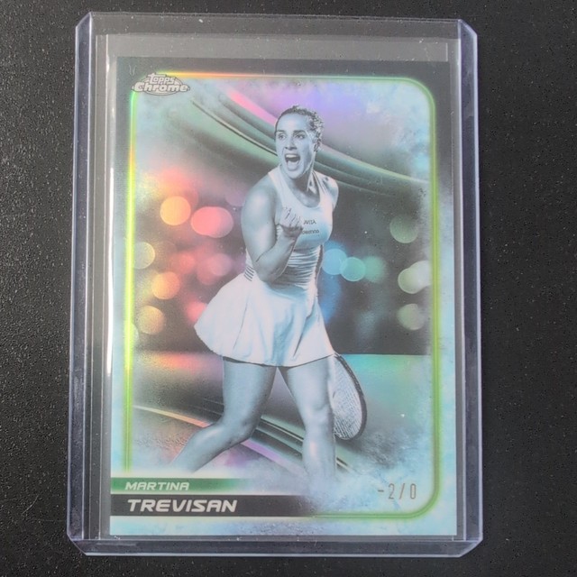 Martina Trevisan -2/0 Frozenfractor - Topps Chrome Tennis 2025 /5 /0