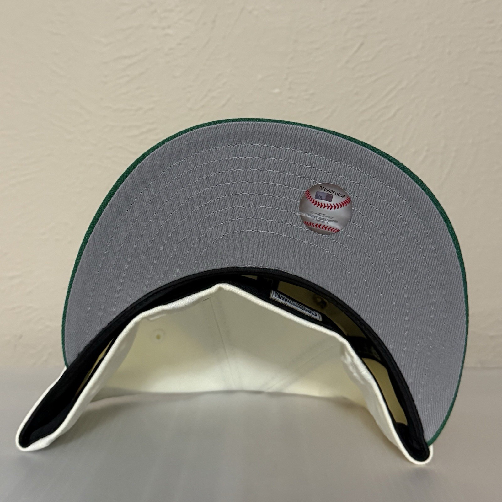 Rare Hat Club Exclusive Tampa Bay Rays Off White Kelly Green New Era 59fifty MLB image 5