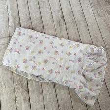 The Bibb Company Vintage Barbie twin bed dust ruffle pink White floral