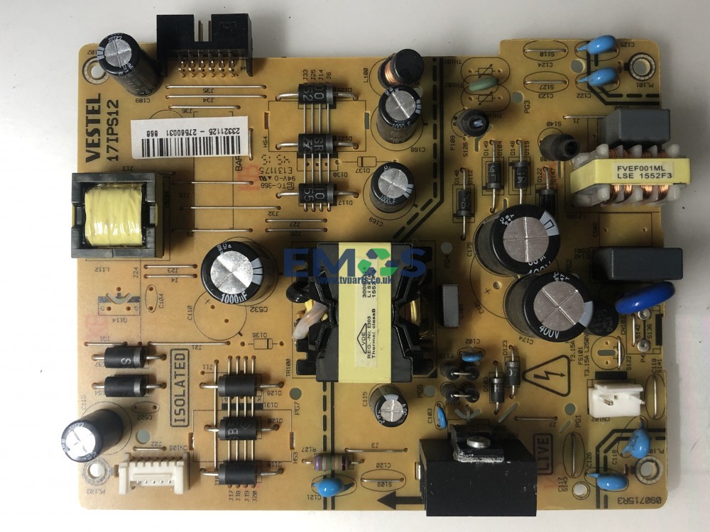 23321126 POWER SUPPLY FOR BUSH LED40287FHDCNTD