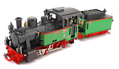 LGB ASTER 2901 Frank S. Live Steam Loco Upgrade mit großem Gastank Spur G TOP