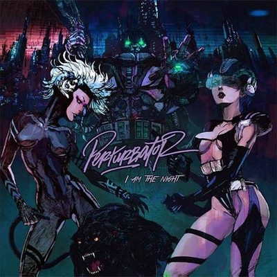 PERTURBATOR I AM THE NIGHT [''FROSTED'' CLEAR VINYL] NEW LP