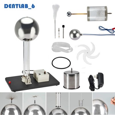 Van De Graaff Generator, Motor Driven Includes Base,Discharge Wand, Accessories