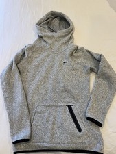 Nike Women s Sportswear Summit Gray Hoodie Sweater Size Small Pullover Hooded