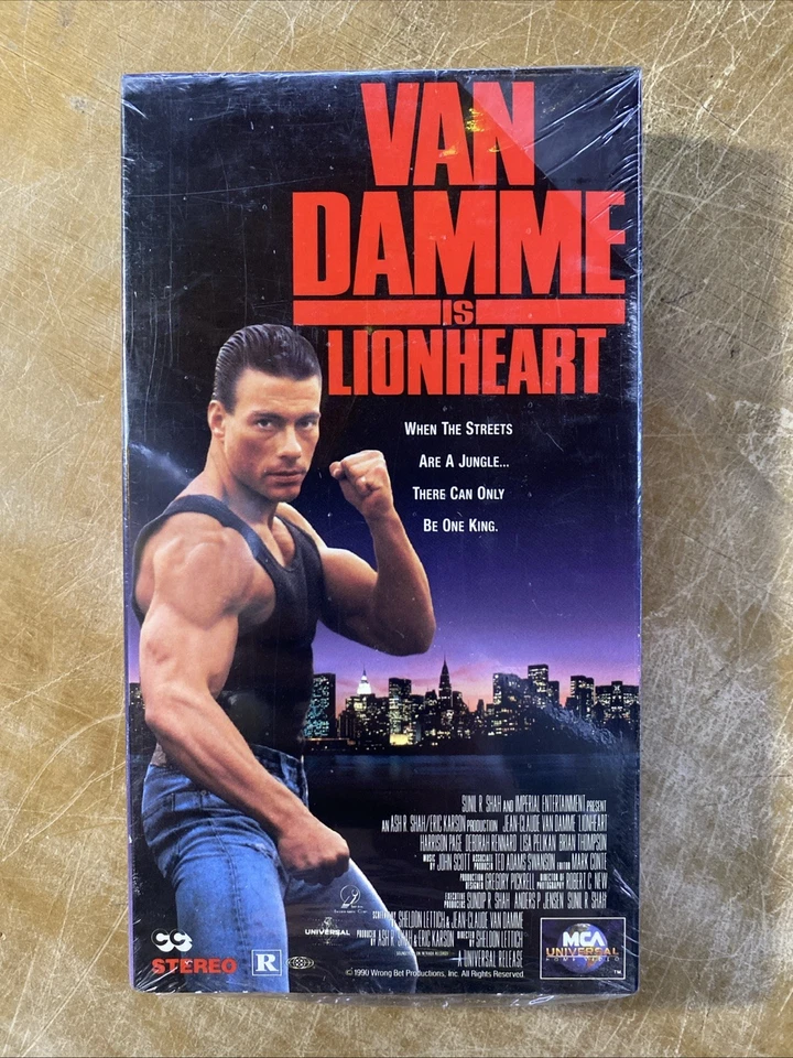 Lionheart 1990 VHS Kung Fu Cult Van Damme Is Lionheart Brand New Factory Sealed - Image 2 of 4