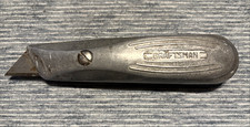 Vintage Craftsman Cast Aluminum Fixed Blade Utility Knife #850 - USA