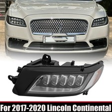 LED Headlight w/DRL w/Bulbs For 2017-2020 Lincoln Continental Left Driver Side