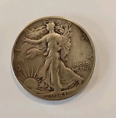 United States Silver 1941 Walking Liberty Half Dollar