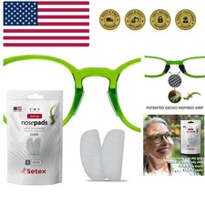 Gecko Grip Nose Pads for Glasses Ultra-Thin 0.6mm Anti Slip Eyeglass Nose...