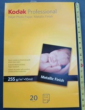 Kodak Professional Inkjet Photo Paper Metallic Finish 13in x 19in  11 Sheets 
