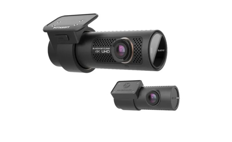 BlackVue DR900X-2CH Plus 32GB dashcam discrète haut de gamme en finition noire