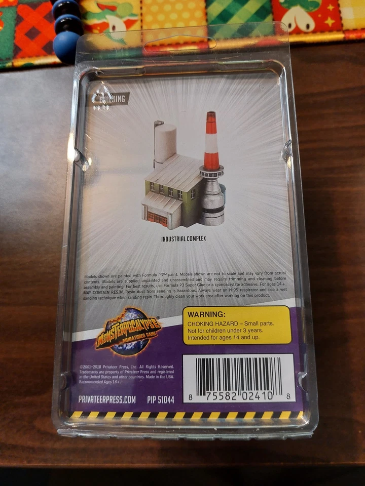 Monsterpocalypse Edificios Minijuego X2 Complejo Industrial Downtown Highrise Foto 4 de 4