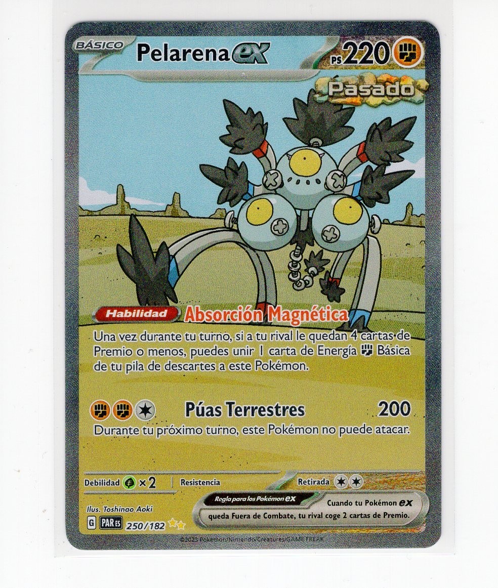 ESP~ SPANISH Pelarena ex Sandy Shocks 250 Paradox Rift Pokemon