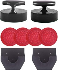 Air Hockey Pushers and Air Hockey Pucks2PCS Striker with 4PCS Plastic Pucks a...