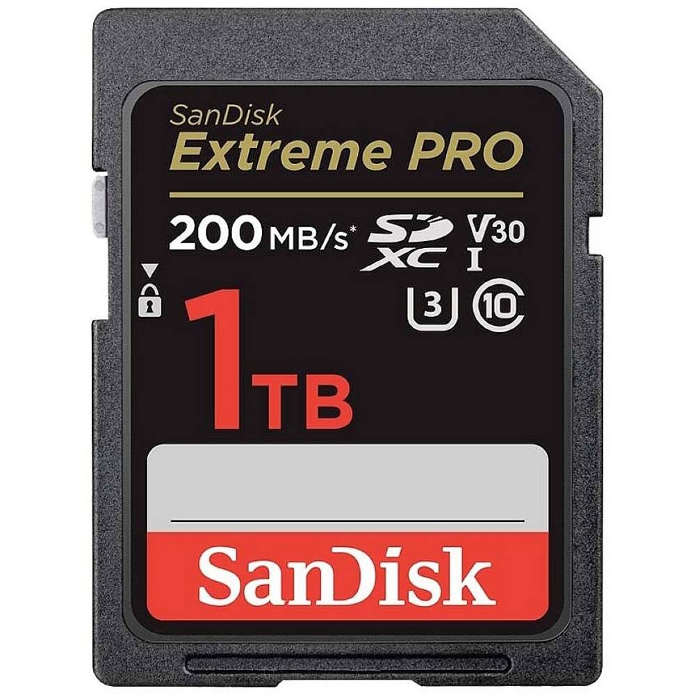 Carte SDXC SanDisk Extreme PRO 1TB UHS-I pour enregistrement video 4K UHD fluide