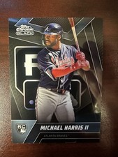 2023 Topps Chrome Black MICHEAL HARRIS II RC Image Variation SSP 