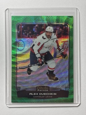 2022-23 Upper Deck O Pee Chee ALEX OVECHKIN Emerald Surge 08/10 Jersey Match