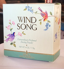 WIND SONG Dusting Powder Prince Matchabelli NIB w Powder Puff 4 oz SEALED  z 
