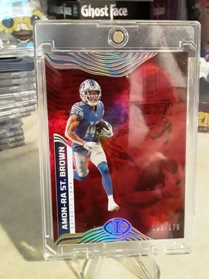 2022 Illusions Amon-Ra St. Brown #32 Trophy Collection Red 59/175 W/ Stand!