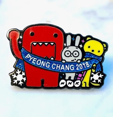 RARE Pyeong Chang 2018 Olympics Official Japanese NHK Media Pin