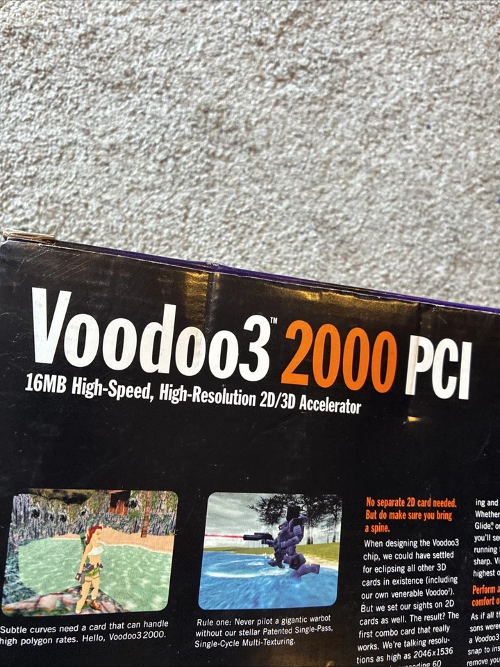 3dfx Voodoo3 2000 PCI 16MB STB Brand New Graphics Card V32316 Accelerator - Image 3 of 4
