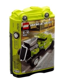 LEGO Racers Tiny Turbos Set: ROD RACER ~ 8302 ~ Retired 2011 ~ 100% Complete