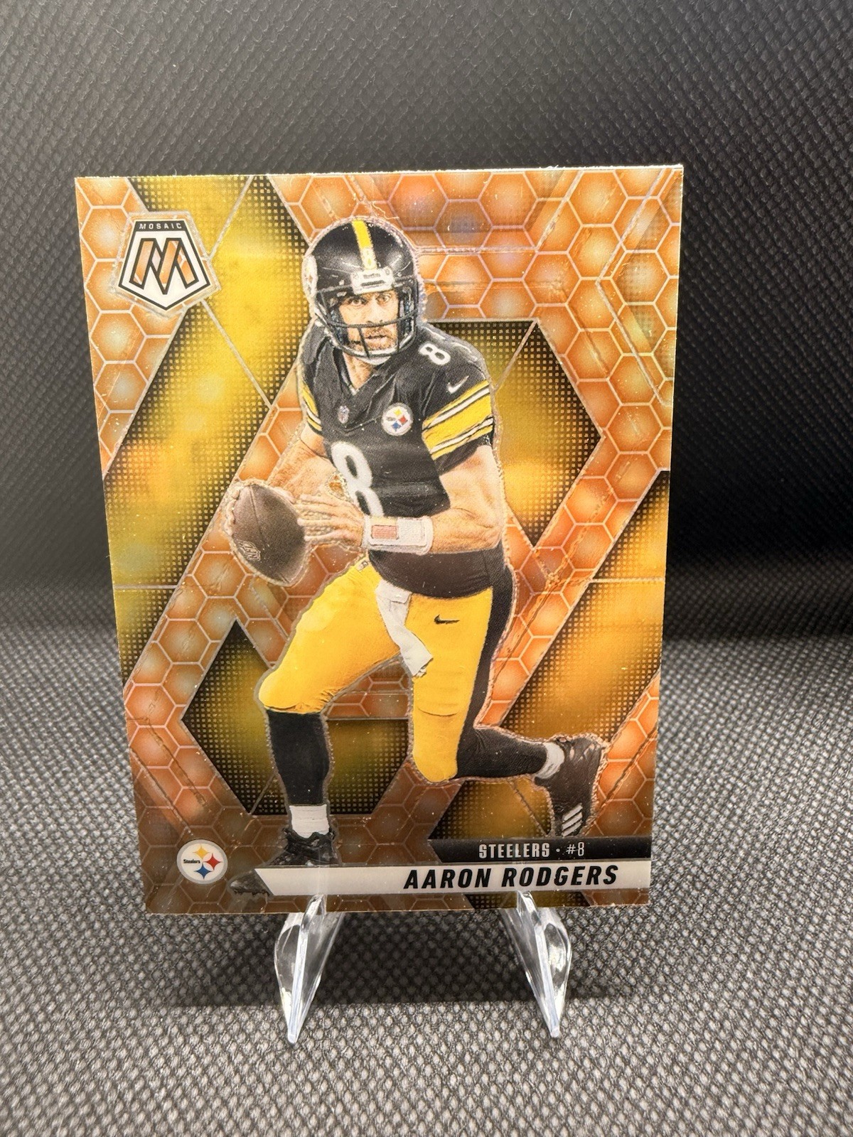 2025 Panini Mosaic Football - Aaron Rodgers #243 HONEYCOMB SSP