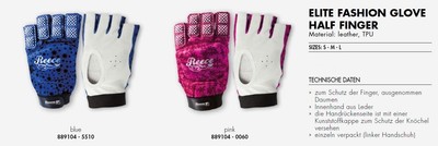 Reece Elite Half Finger Fashion Glove Hockeyhandschuhe Hockey Sport Verein