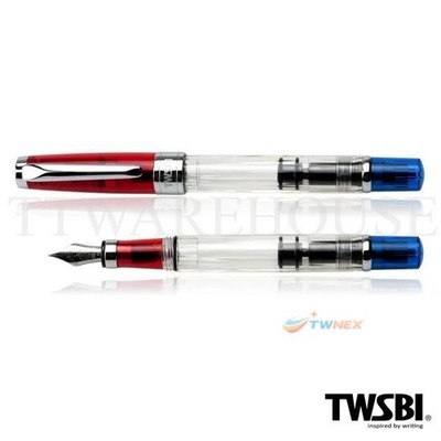 NEW TWSBI Diamond 580 RBT Fountain Pen (EF - Extra Fine) Stainless Steel