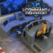 1:18 Scale Tactical Command Center Console Station for USS Flagg 3.75" GI Joe