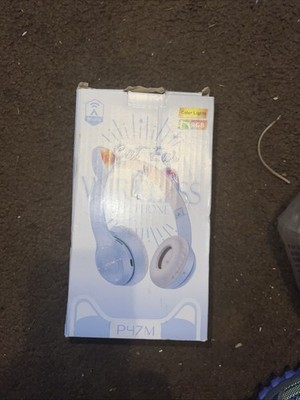Wireless Cat Ear Headphones Kids Bluetooth Headphones with Microphone P47M