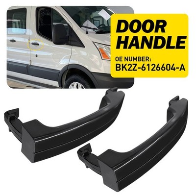 2PC Exterior Door Handle For 14-18 Ford Transit Connect Front/Rear RH Back Door